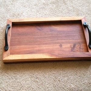 Decorative Wood Serving Tray